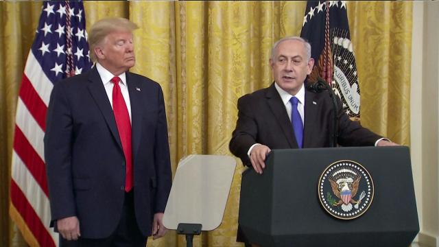 Trump and Israeli PM Netanyahu announce Middle East peace plan