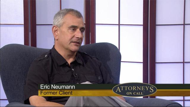 Former client Eric Nuemann - hurt in a motorcycle accident 