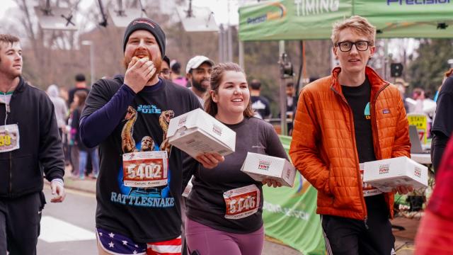 'Do nut' miss 8,000 'trailglazers' run during Saturday's Krispy Kreme Challenge in Raleigh