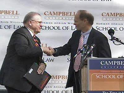 Web only: Campbell announces law school move