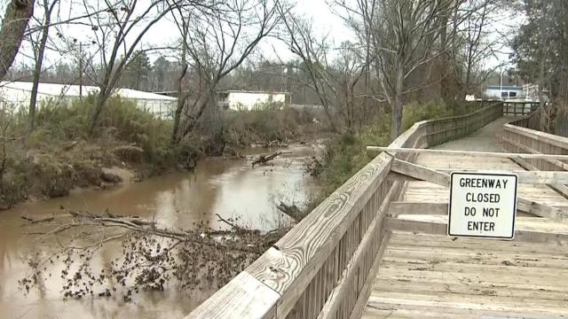 City officials working to find answer to closed Crabtree Creek portion of Raleigh greenway