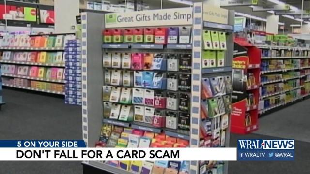 Don't fall for gift card scam