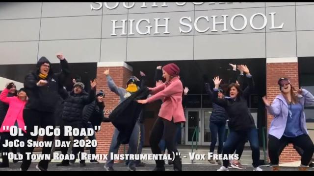 'Ol' JoCo Road:' South Johnston High School teachers sing, dance in snow day music video