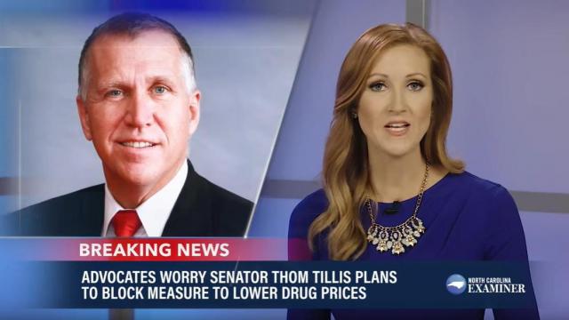 Ad purporting to be news challenges Tillis on drug price legislation