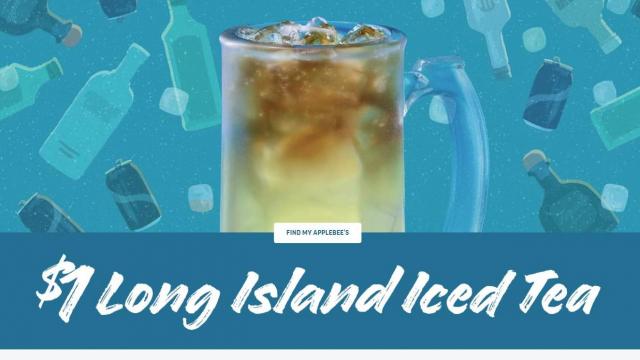 Applebee's: Long Island Iced Tea only $1 in March