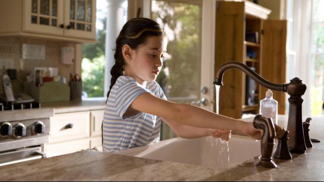 Trying to teach your kids how to wash their hands properly? The Poe Center has a video for that