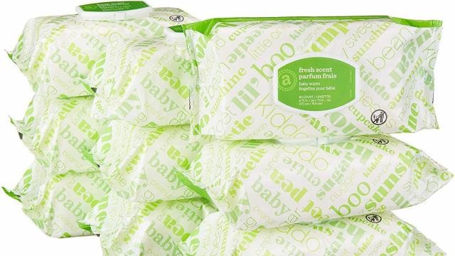 Amazon Elements Baby Wipes 720 Count only $17.99 (2 cents/wipe)