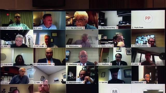 Lawmakers meet by videoconference to discuss virus relief