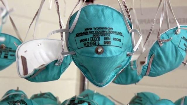 Duke process lets hospitals clean, reuse needed masks