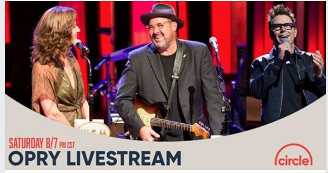 Free Grand Ole Opry livestream event March 28 at 8 pm