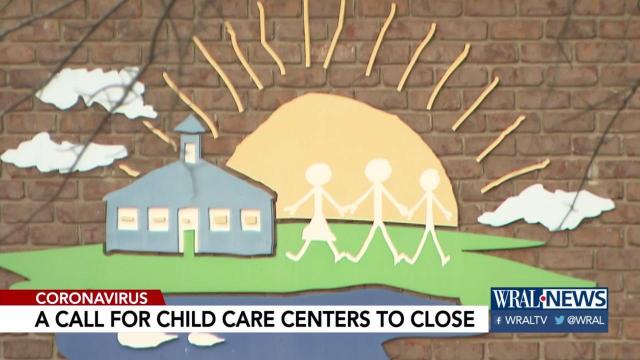 A call for childcare centers to close