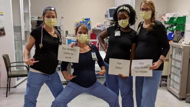 UNC Rex nurses reflect on being pregnant while working on frontlines of the pandemic