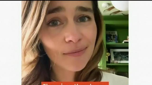 Donate money and you could win a virtual date with Emilia Clarke