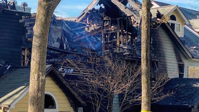 Apartment fire causes massive damage