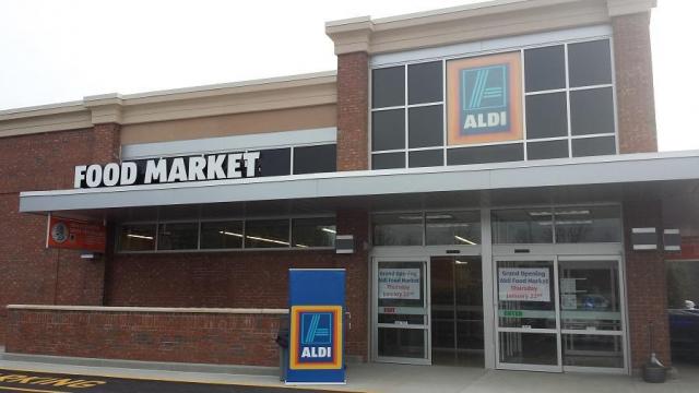 ALDI limiting amount of customers and changing flow of traffic in stores