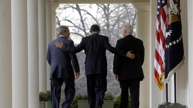 Former presidents honor Biden in joint video 