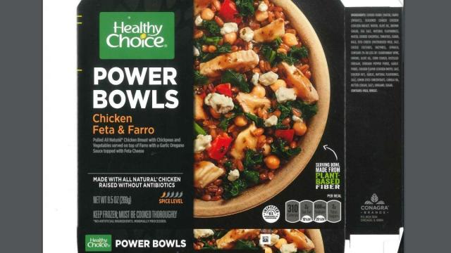 New recall for Healthy Choice Power Bowls due to possible rocks