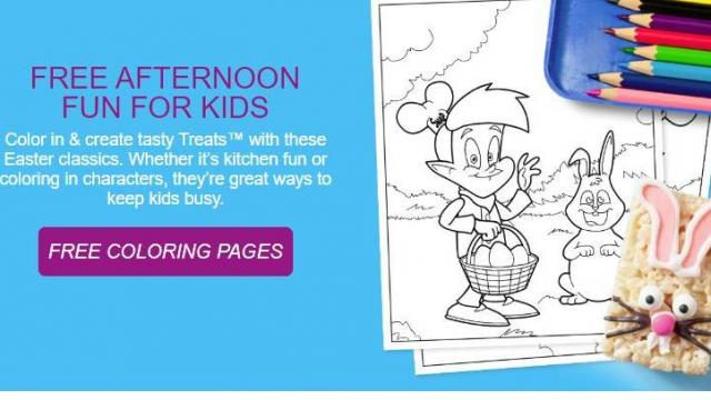 Free coloring and activity pages from Kellogg's Family Rewards