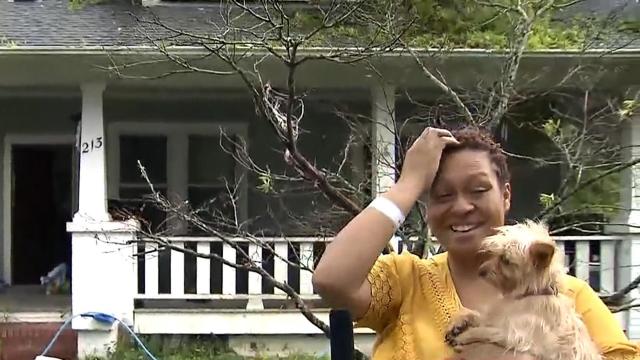 Sanford family of 10 feeling grateful, faces struggle after tree crashes through roof