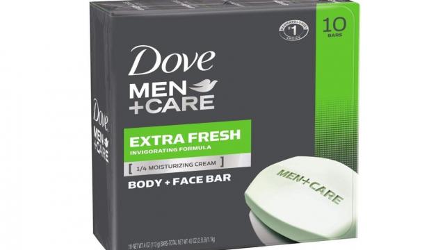 Dove Men+Care 10 Count Body and Face Bars in stock & on sale for $9.27