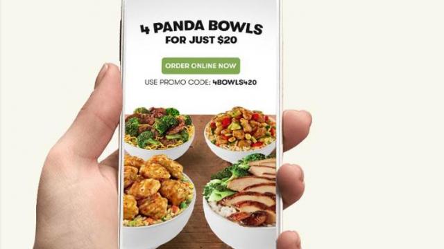 Panda Express: 4 Bowls for $20