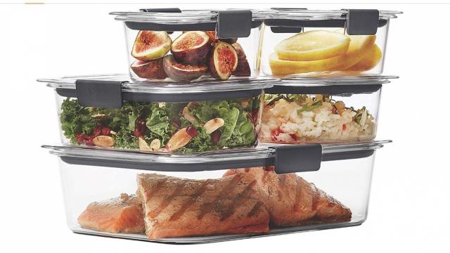 Rubbermaid Brilliance Leak-Proof Food Storage Containers with Airtight Lids
