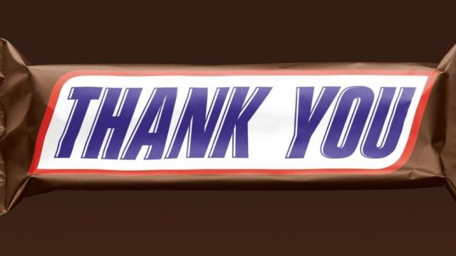 Give an essential worker a free Snickers bar