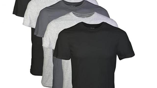 Gildan Men's Crew T-Shirt 5 Count Multipack only $9 ($1.80 per shirt)