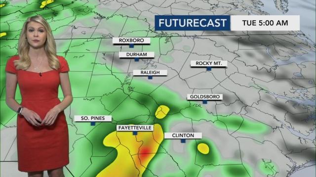 Rain possible Tuesday as system brings cooler temperatures for rest of the week