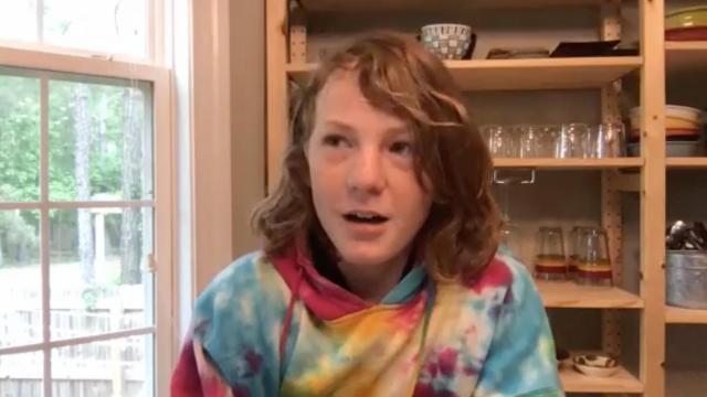 12-year-old AJ raises money to feed hungry families during COVID-19