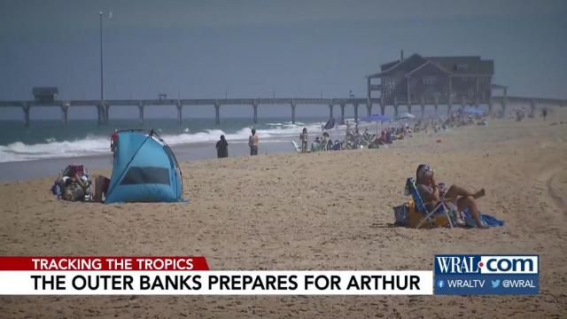 Outer Banks brace for Arthur