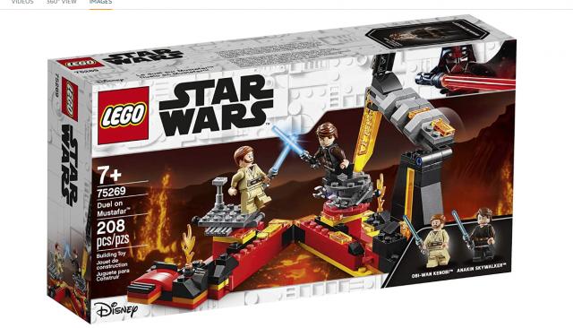 LEGO Star Wars Revenge of the Sith Duel on Mustafar Building Kit (photo courtesy Amazon)