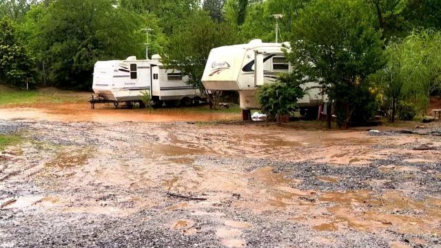 Campground flooded in Rutherford County