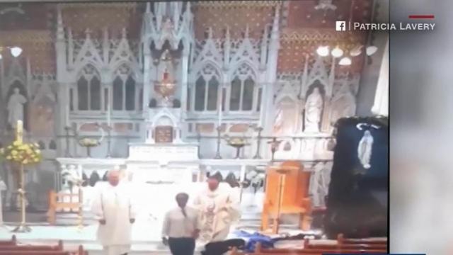 Irish priests lift spirits with Irish jig at end of livestream service