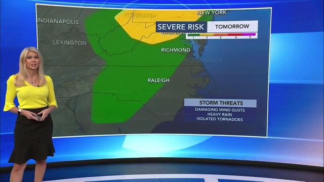Threat for severe weather will continue into Friday