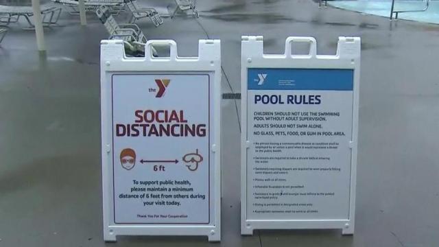 Triangle YMCA pools reopen