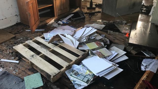 Clean up begins after night of looting, fires and vandalism in Raleigh, Fayetteville