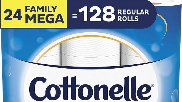 Cottonelle Ultra CleanCare Soft Toilet Paper with Active CleaningRipples, 24 Family Mega Rolls