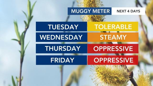 Oppressive heat, chance for storms coming this week