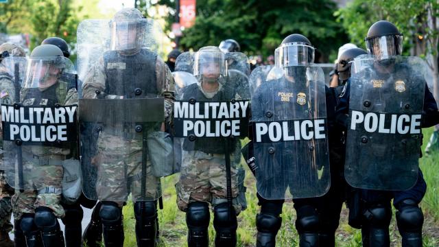 Former Commanders Fault Trump's Use of Troops Against Protesters