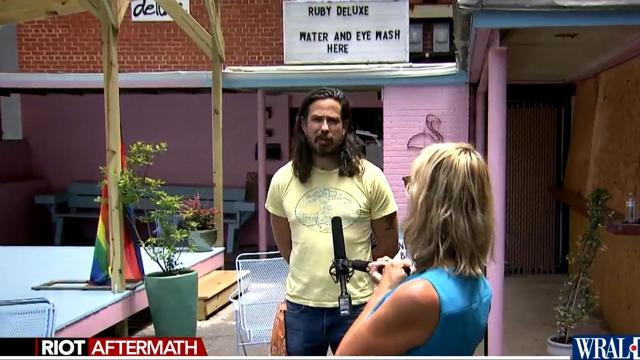 Downtown Raleigh bar owner, staff question why deputies fired as they cleaned up after vandalism