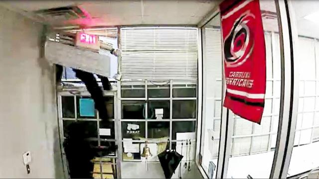 Gun shop owner shares video of break-in