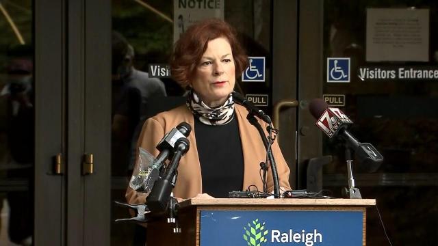 Raleigh Mayor holds press conference after a week of protests in the city