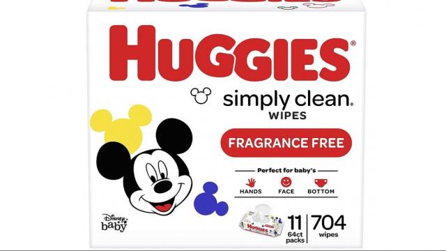 Huggies Simply Clean Unscented Baby Wipes 11 Flip-Top Packs 704 Wipes Total