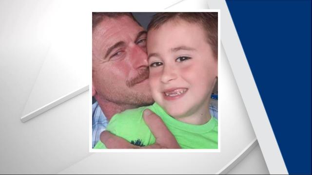 Missing 6-year-old Lucas Kinlaw with his father Willard Kinlaw