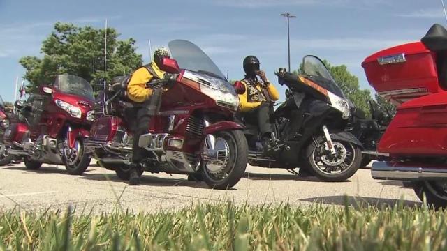 Hundreds of motorcyclists take a 'unity ride' in solidarity with George Floyd