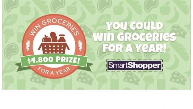 Enter to win groceries for a year or a $100 gift card