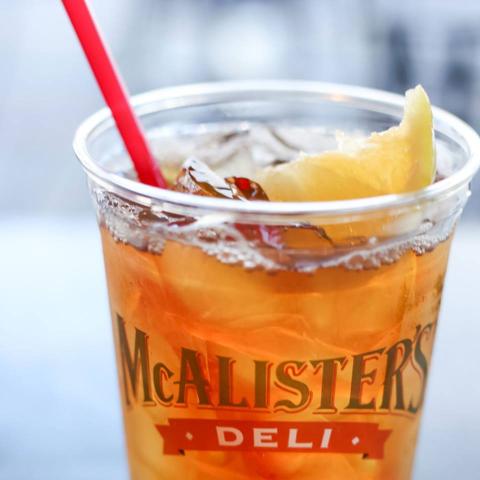 McAlister's Deli: Buy a tea on the app and get a code for a free tea