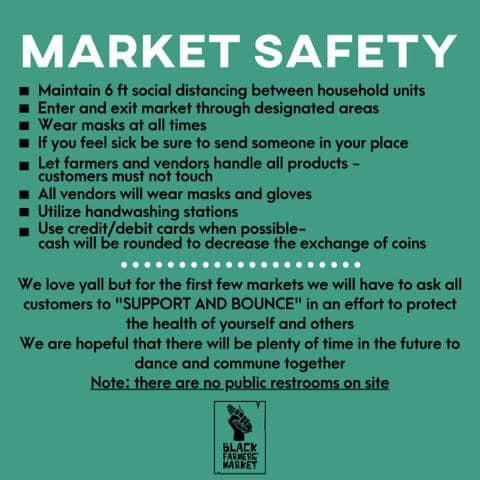 Market Safety guidelines