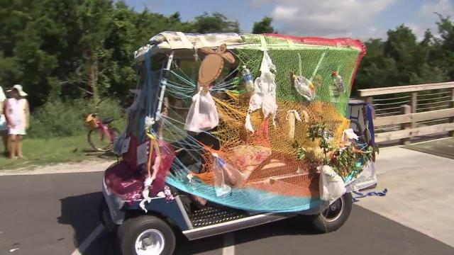 Tar Heel Traveler revisited: Annual Bald Head Island golf cart parade